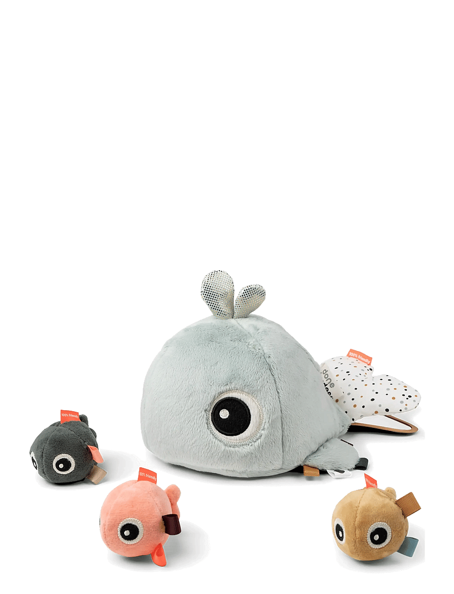 Done by Deer - Hide&Seek activity toy Wally Blue - interaktiivsed mänguasjad - blue - 1