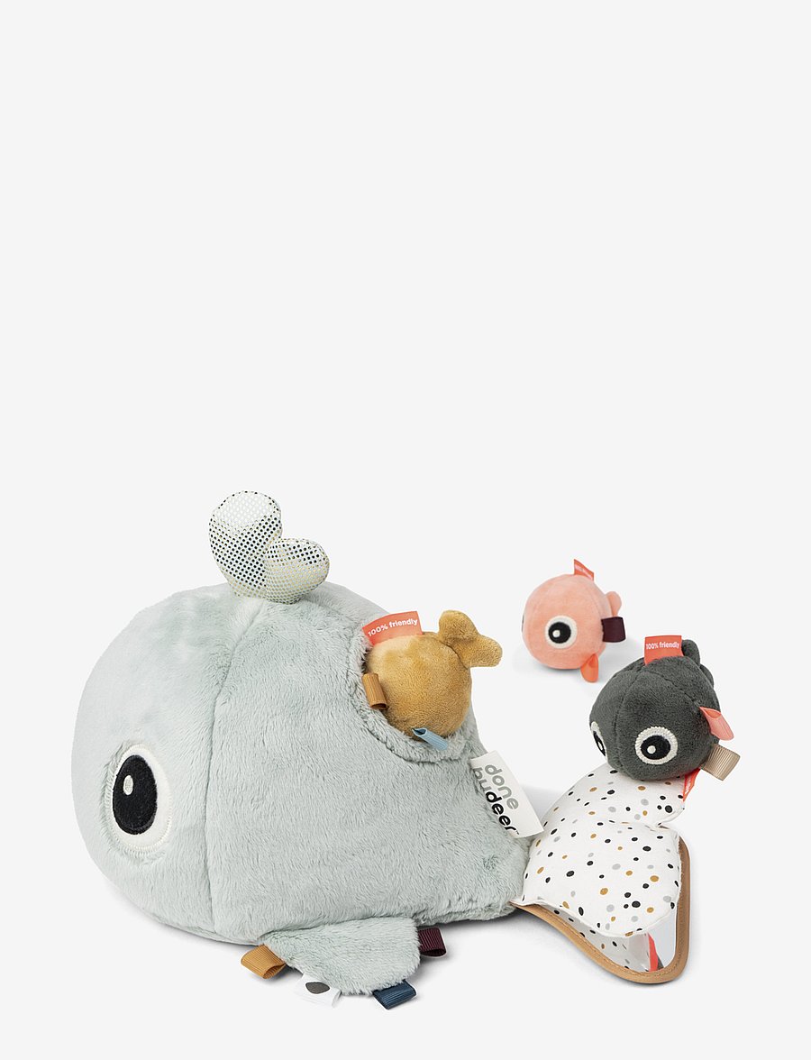 Done by Deer - Hide&Seek activity toy Wally Blue - gagnvirk leikföng - blue - 3