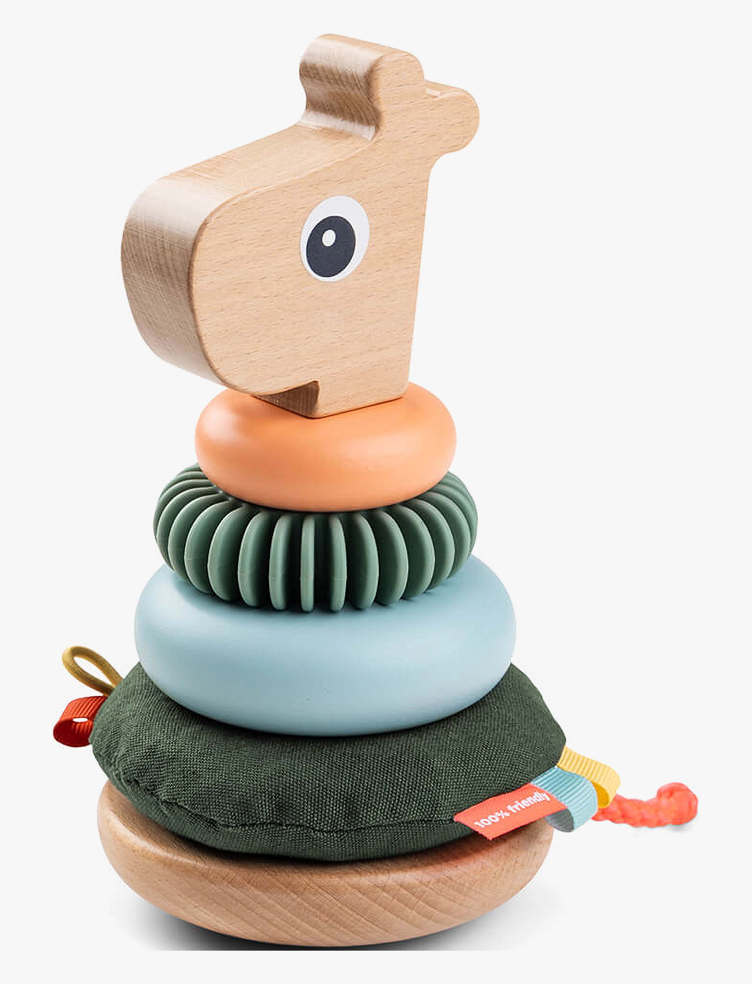 DONE BY DEER Stacking Tower Raffi Colour Mix Patterned - One Size - Kinder