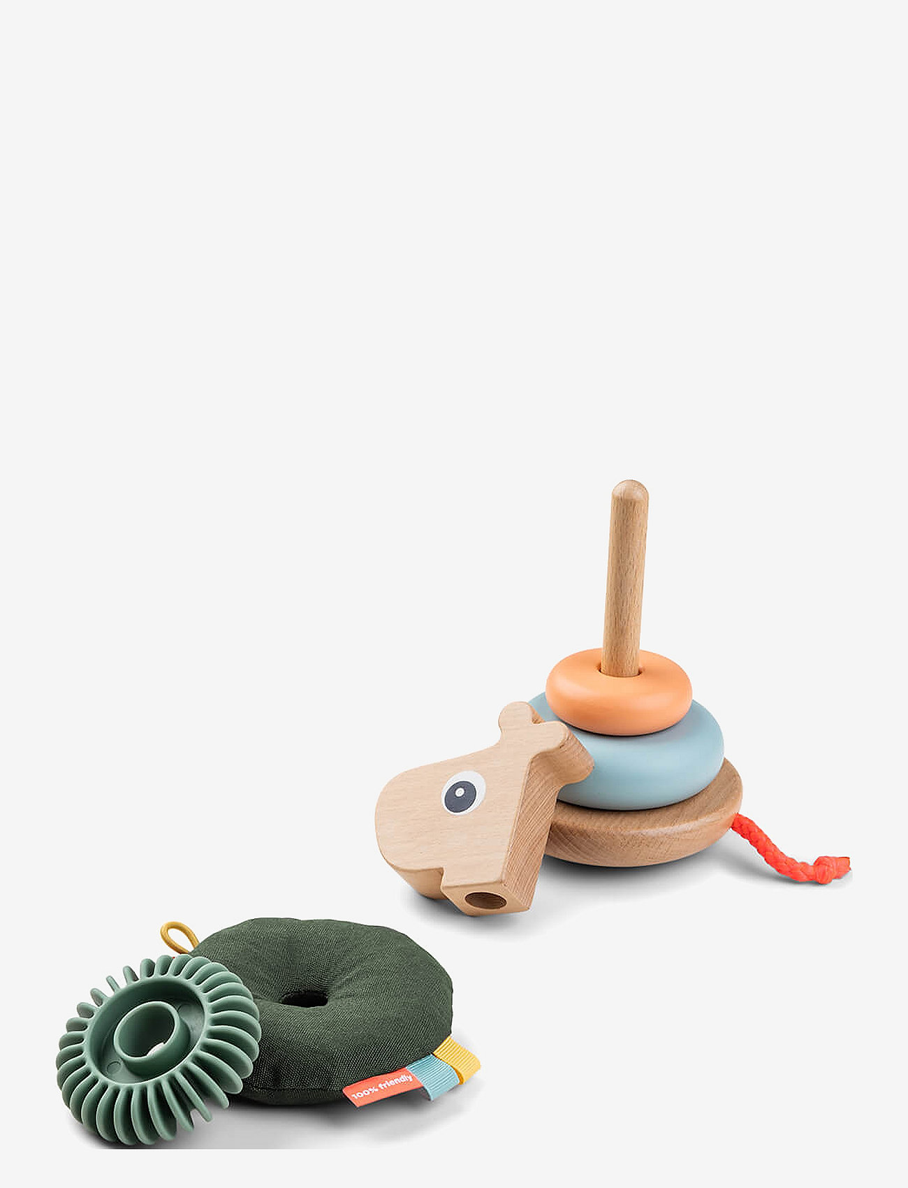 Done by Deer - Stacking tower Raffi Colour mix - stapelbara klossar - colour mix - 3