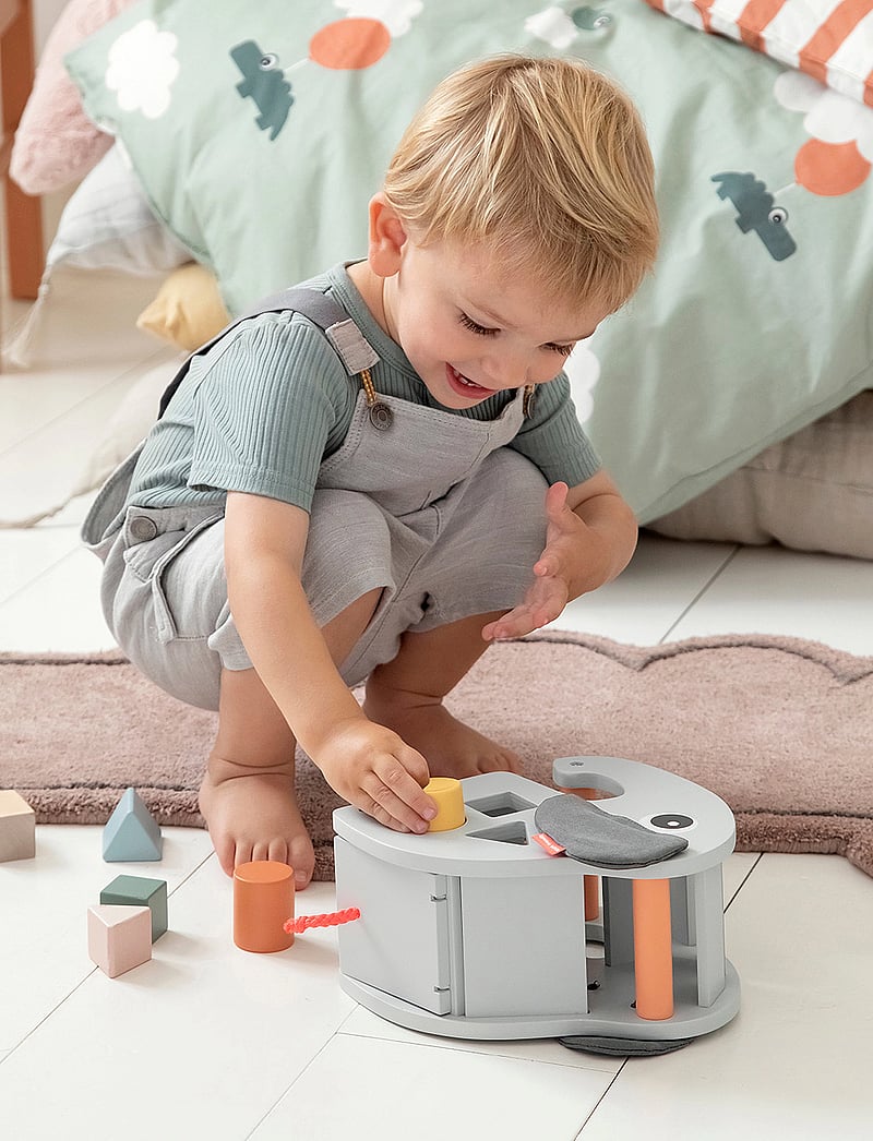 Done by Deer - Sorting box Elphee Grey - putteboks - grey - 0