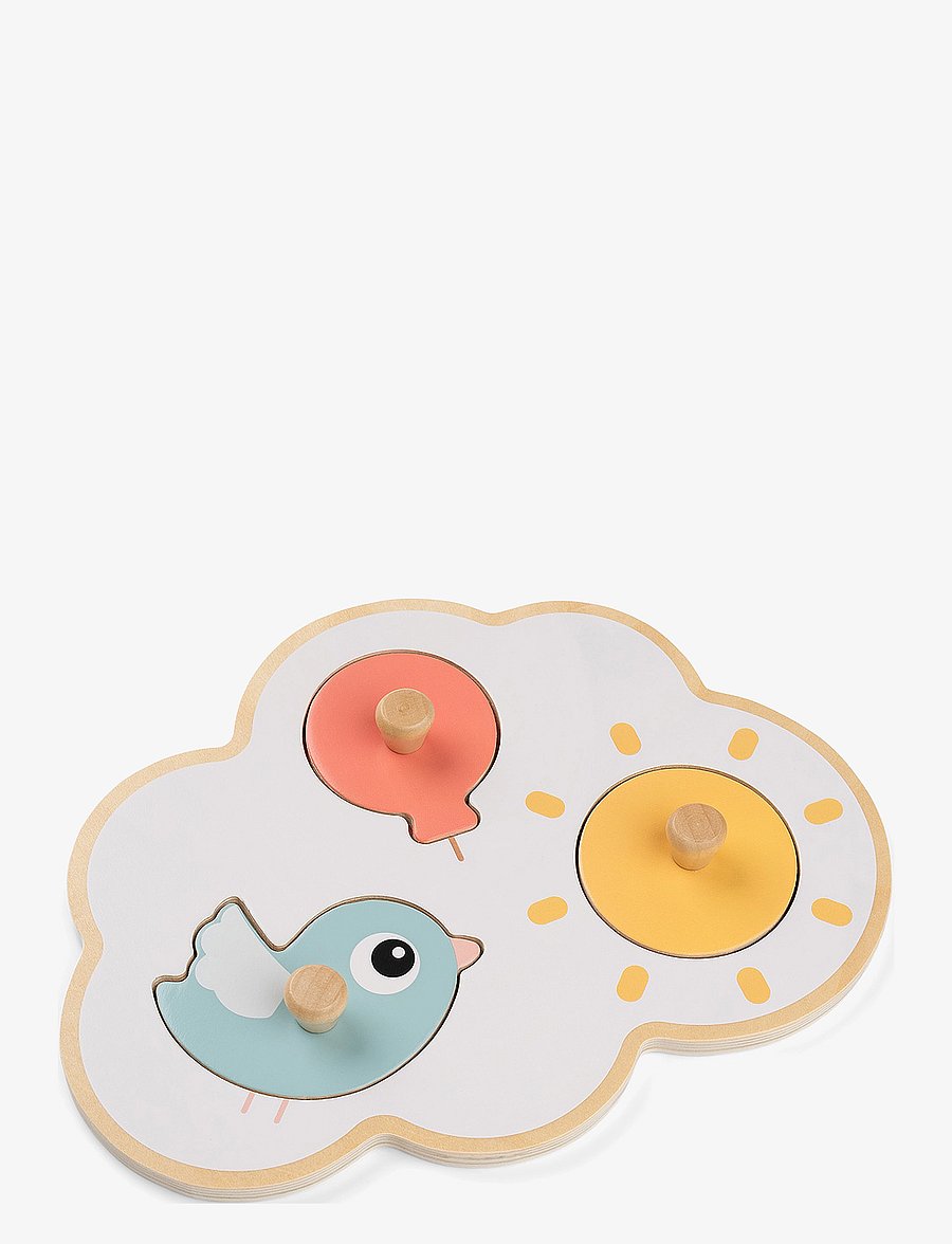 Done by Deer - First peg puzzle Happy clouds Colour mix - puidust pusled - colour mix - 0