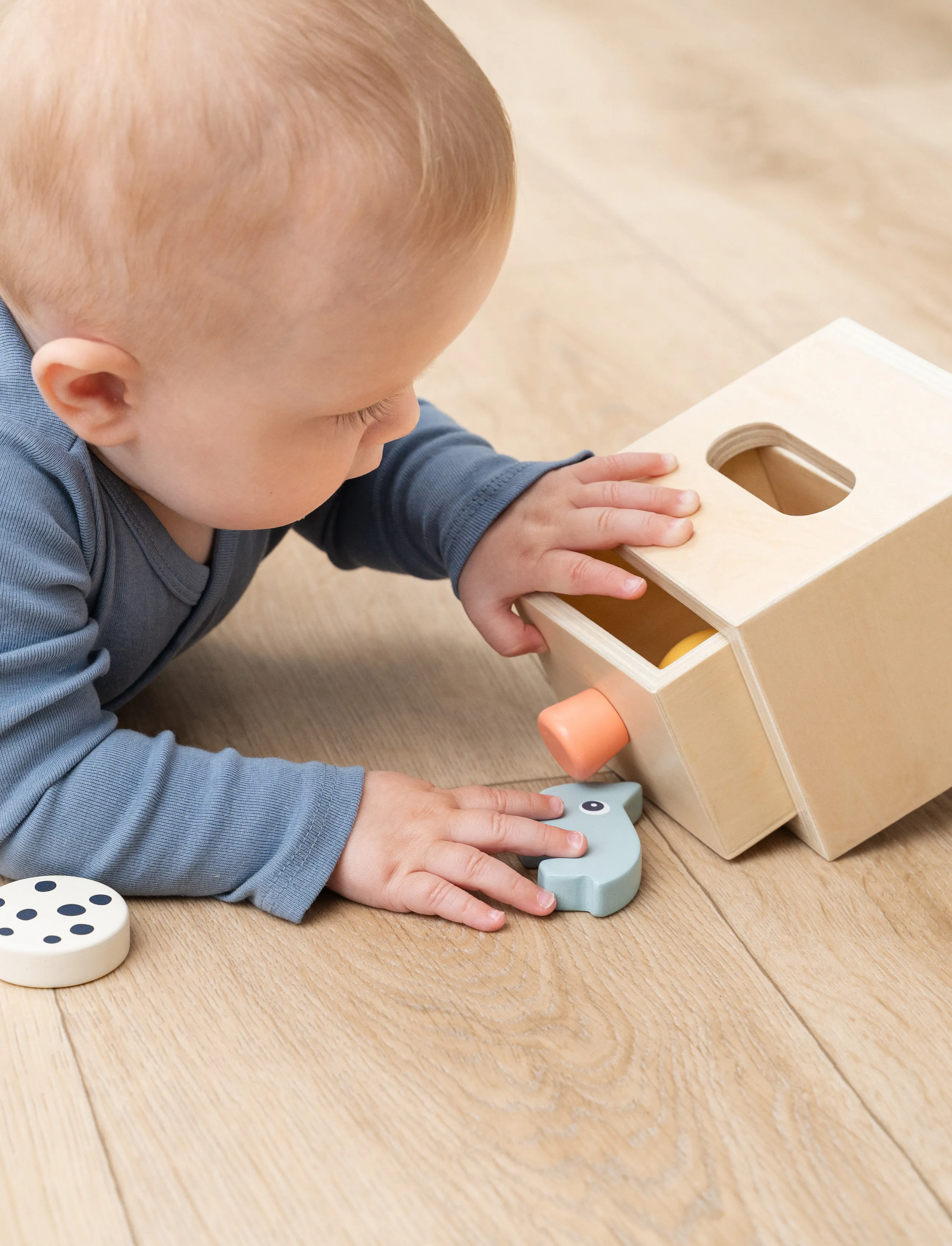 Done by Deer - Hide&Find box Nozo Colour mix - sorting box toy - colour mix - 5