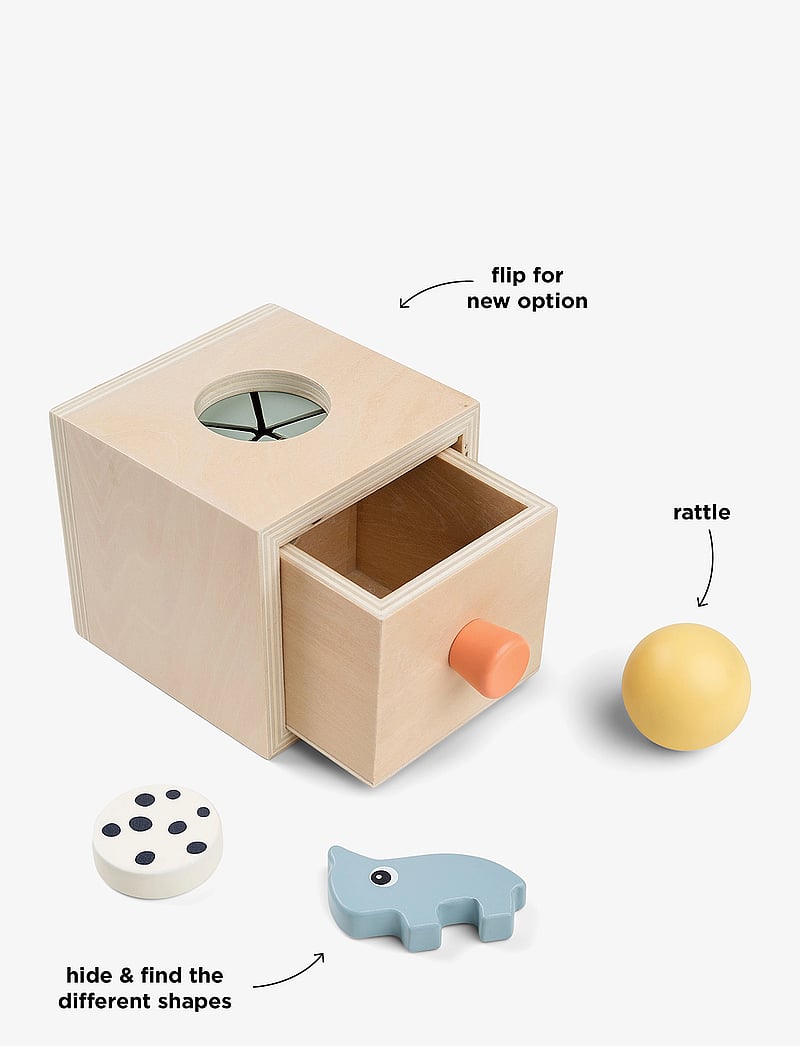 Done by Deer - Hide&Find box Nozo Colour mix - geschenke unter 50€ - colour mix - 3