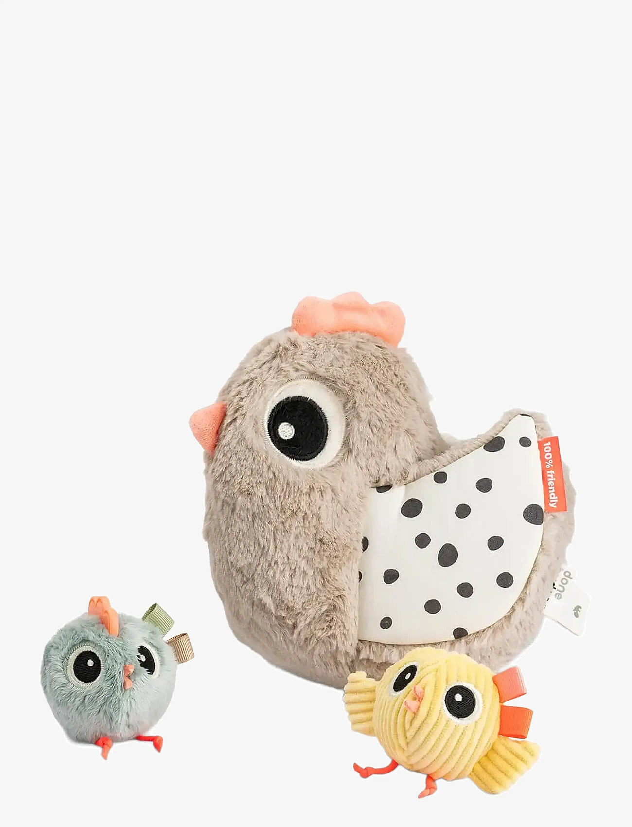 Done by Deer - Hide&Seek activity toy Clucky Sand - sand - 1