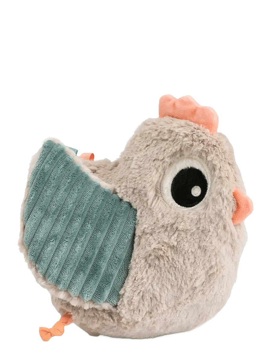 Done by Deer - Hide&Seek activity toy Clucky Sand - pehmoeläimet - sand - 2