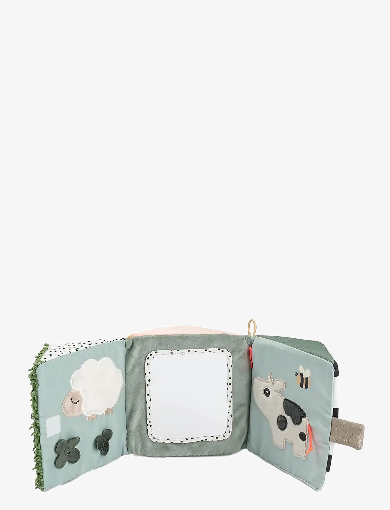 Done by Deer - Fold-out sensory mirror Tiny farm Colour mix - zabawki interaktywne - colour mix - 3