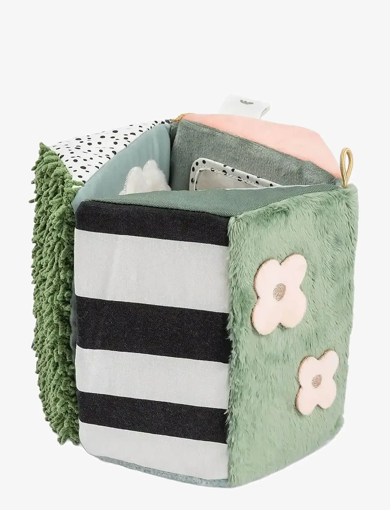 Done by Deer - Fold-out sensory mirror Tiny farm Colour mix - zabawki interaktywne - colour mix - 4