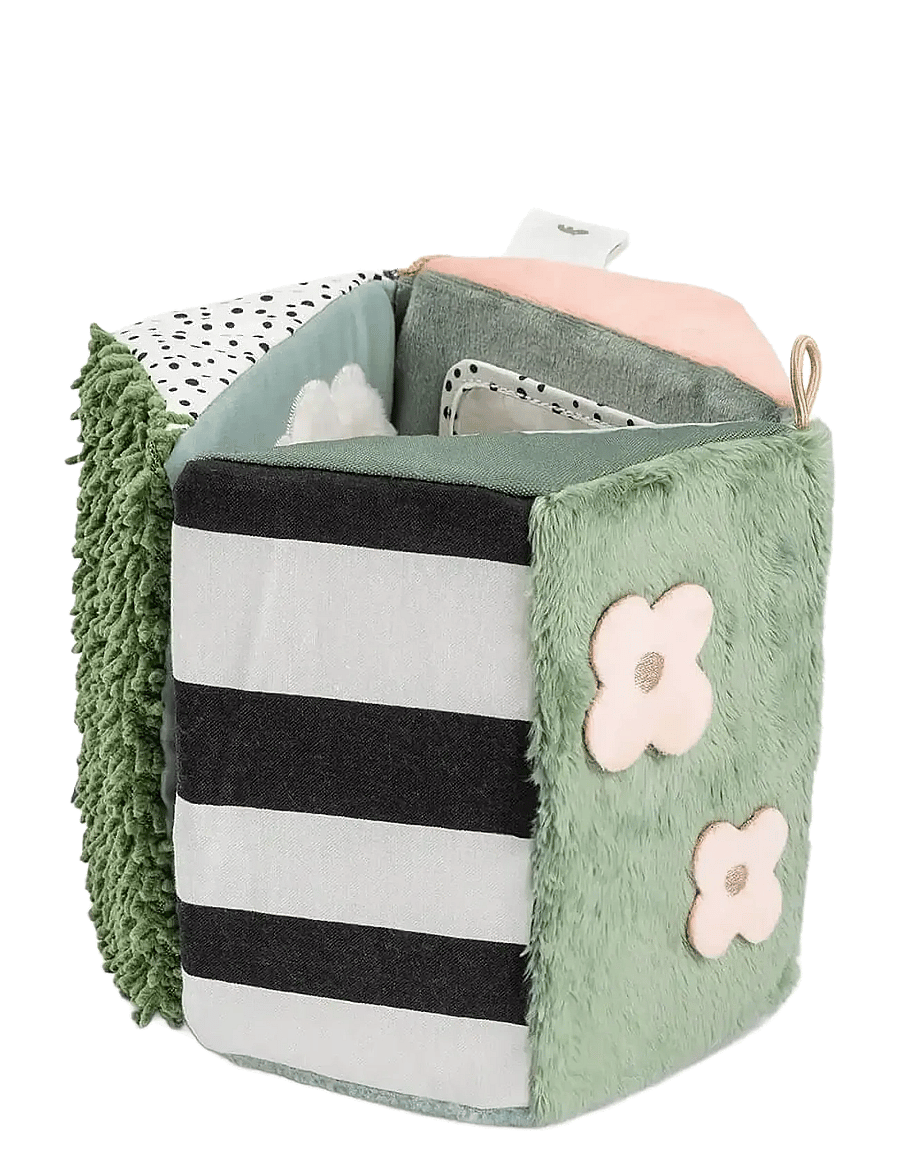 Done by Deer - Fold-out sensory mirror Tiny farm Colour mix - gagnvirk leikföng - colour mix - 4