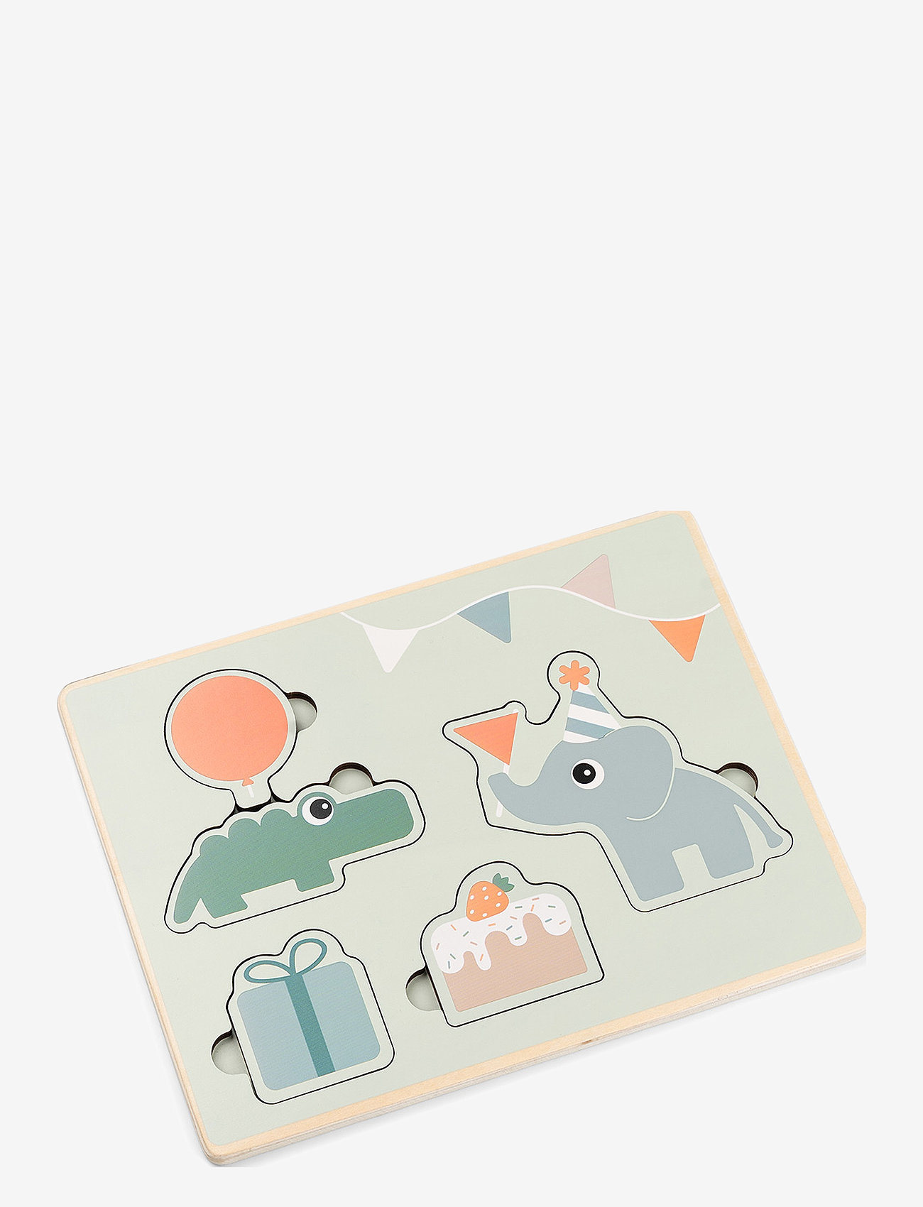 Done by Deer - First layer puzzle Celebration Colour mix - medinės dėlionės - colour mix - 0