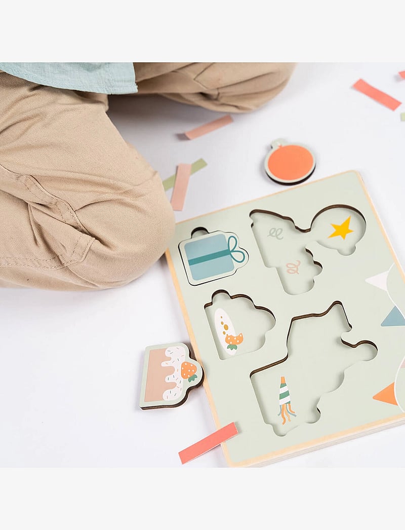 Done by Deer - First layer puzzle Celebration Colour mix - puidust pusled - colour mix - 5