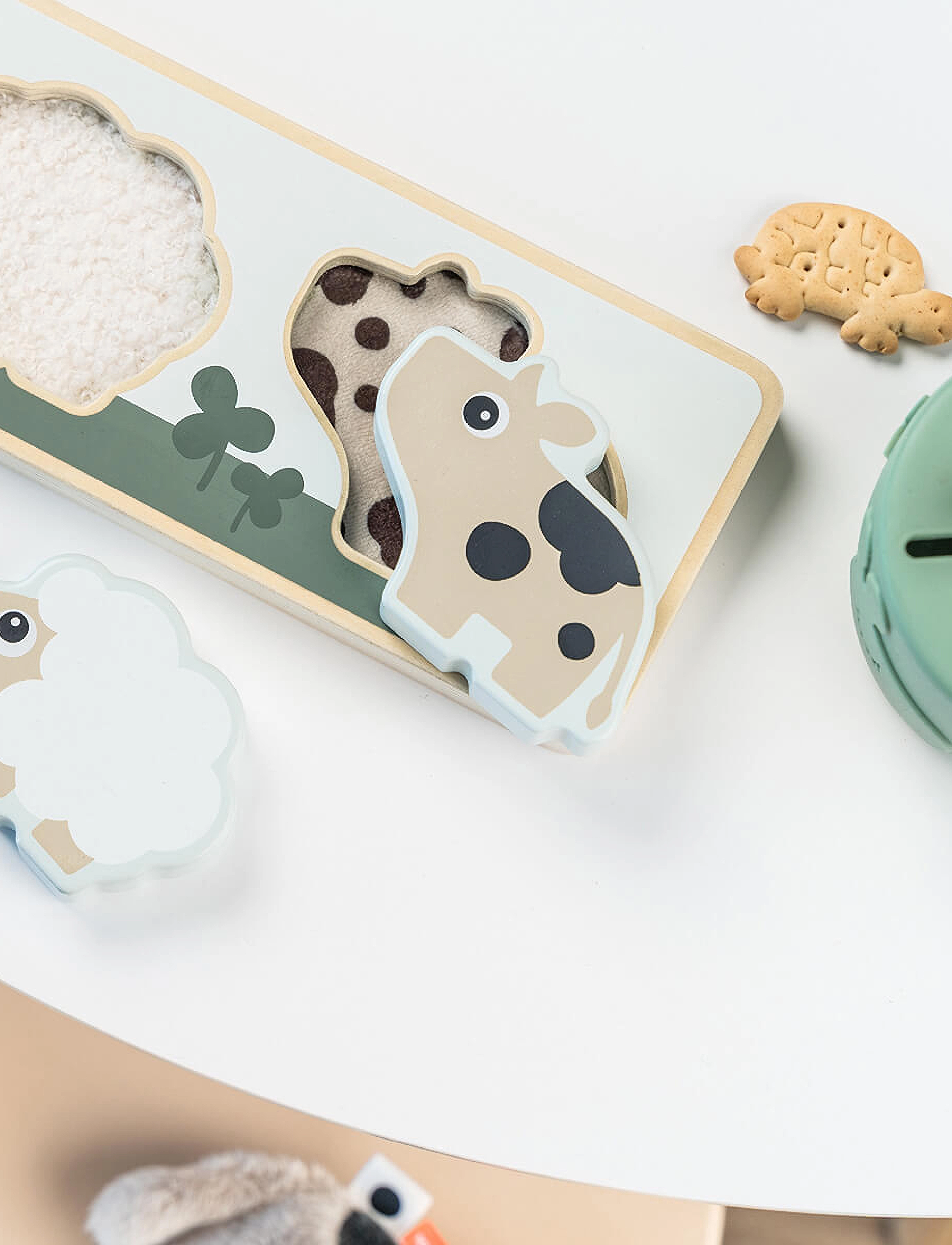 Done by Deer - Sensory puzzle Tiny farm Colour mix - pædagogiske puslespil - colour mix - 5
