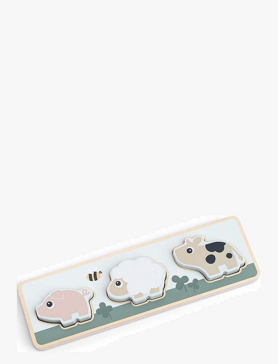 Done by Deer - Sensory puzzle Tiny farm Colour mix - Õpetlikud pusled - colour mix - 1