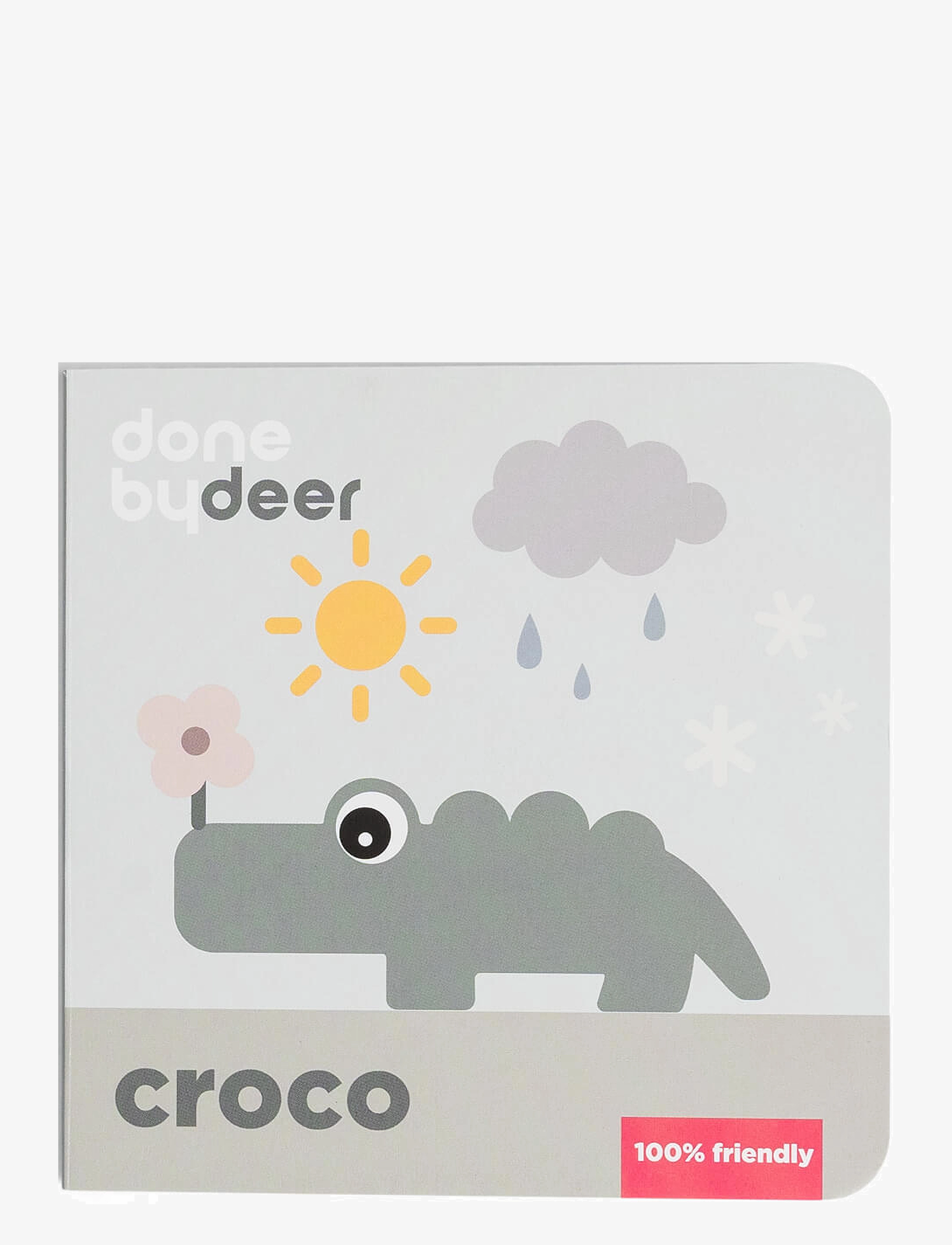 Done by Deer Board Book Seasons Croco Colour Mix, 12X 12 cm, Kids Books, Mehrfarbig/gemustert - Baby Kinder