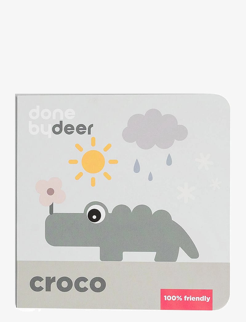 Done by Deer - Board book Seasons Croco Colour mix - baby-bücher - colour mix - 0