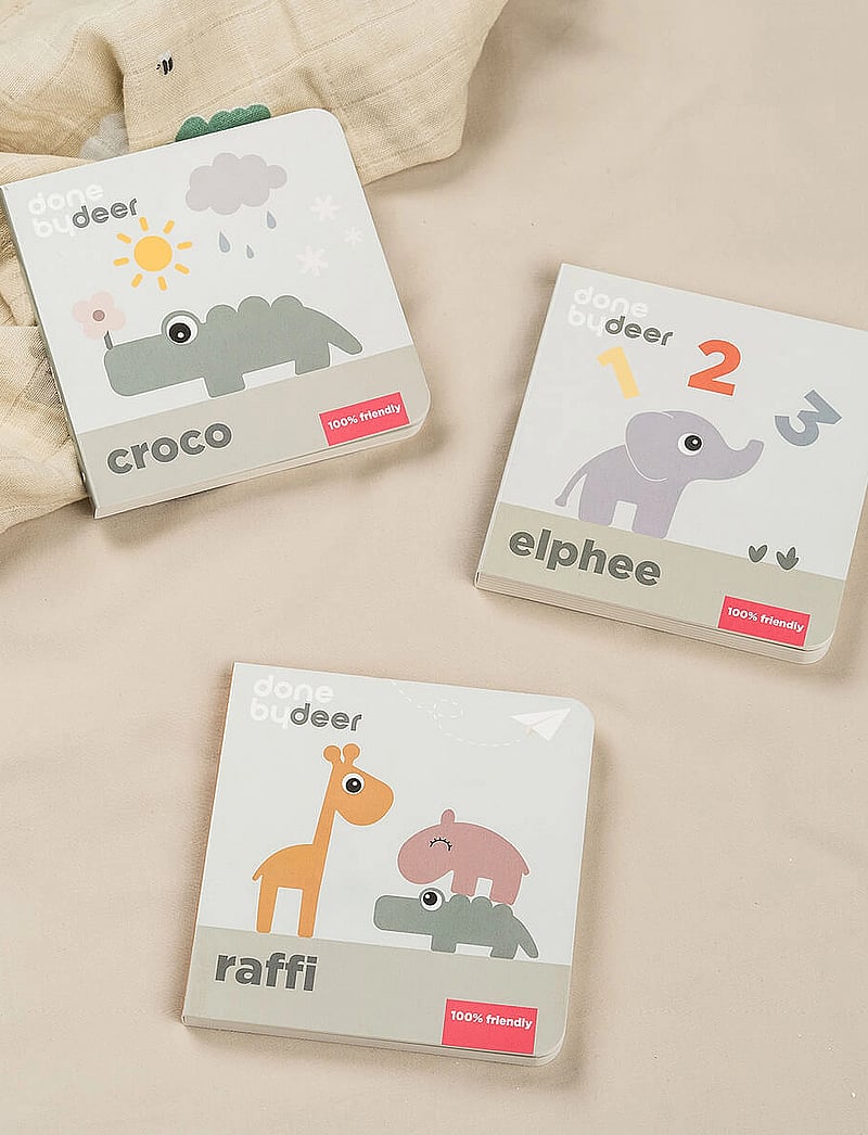 Done by Deer - Board book Seasons Croco Colour mix - baby-bücher - colour mix - 4