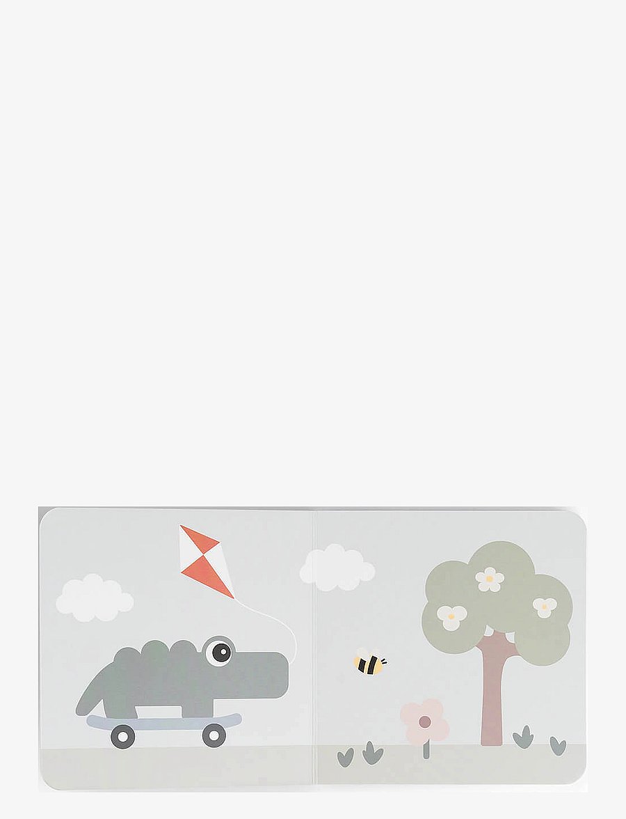 Done by Deer - Board book Seasons Croco Colour mix - ungbarnabækur - colour mix - 1