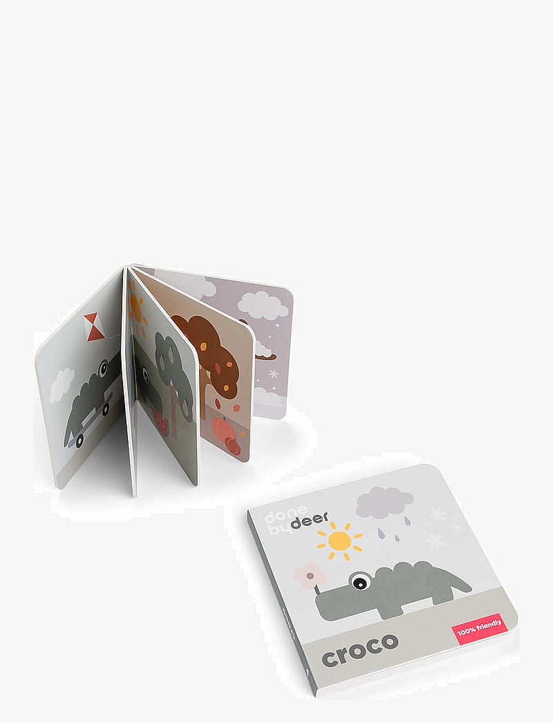 Done by Deer - Board book Seasons Croco Colour mix - baby-bücher - colour mix - 2