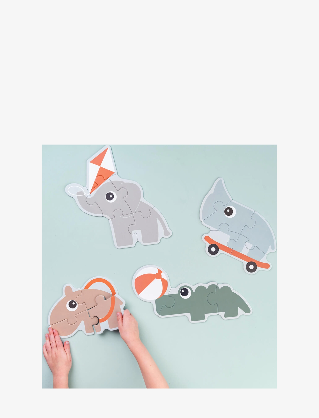 Done by Deer - Jigsaw puzzle set Playground Colour mix - pædagogiske puslespil - colour mix - 2