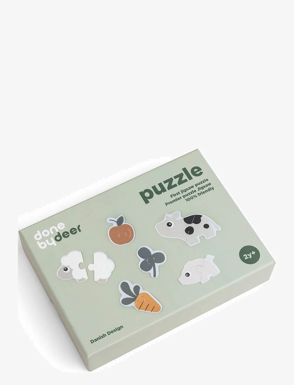 Done by Deer - First jigsaw puzzle set Tiny farm Colour mix - klassikalised pusled - colour mix - 1