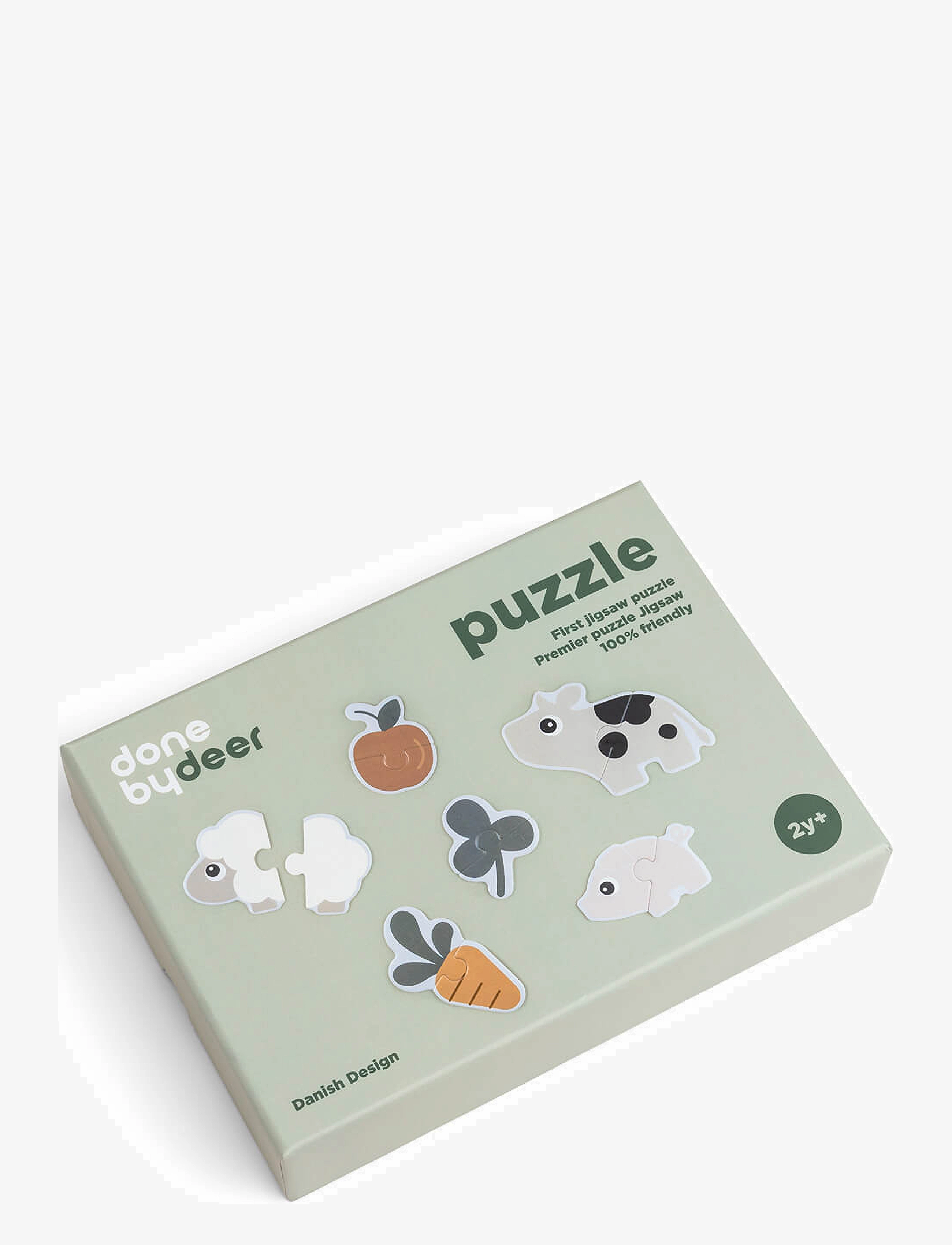 Done by Deer - First jigsaw puzzle set Tiny farm Colour mix - klassische puzzles - colour mix - 1