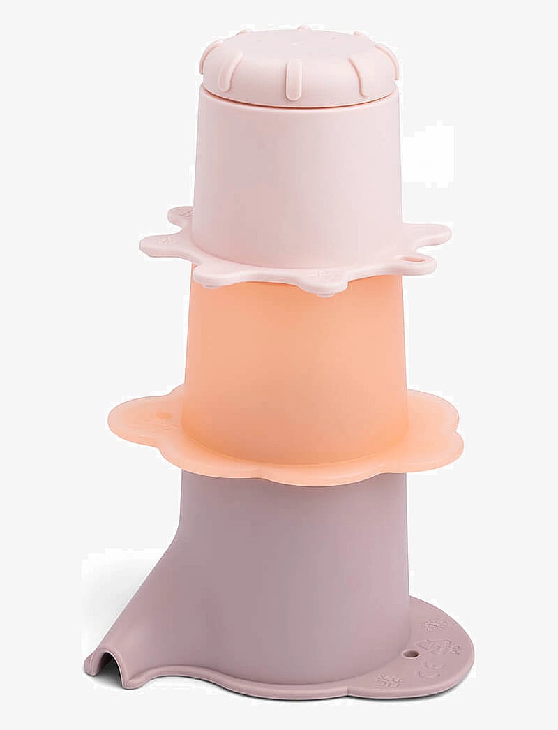 Done by Deer - Water play & stacking cups 3 pcs Elphee Powder - vanniaeg - powder - 2