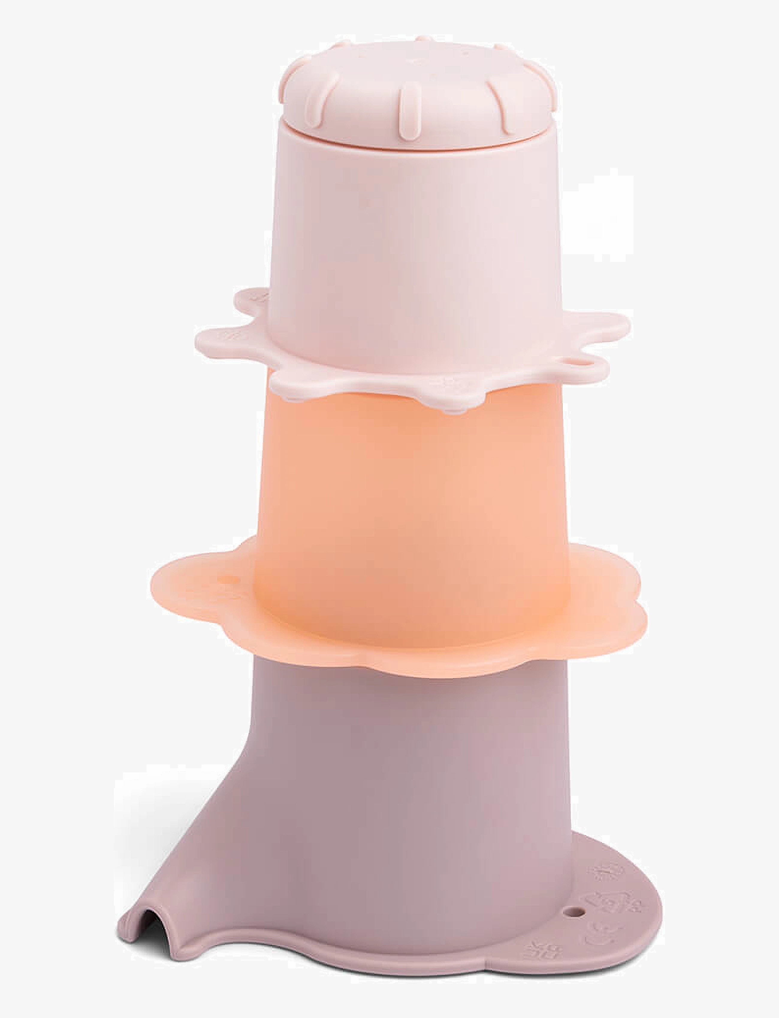 Done by Deer - Water play & stacking cups 3 pcs Elphee Powder - bade - powder - 2