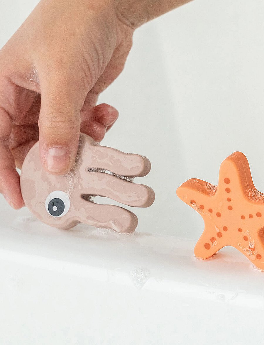 Done by Deer - Bath fishing toy Sea friends Colour mix - vanniaeg - colour mix - 4