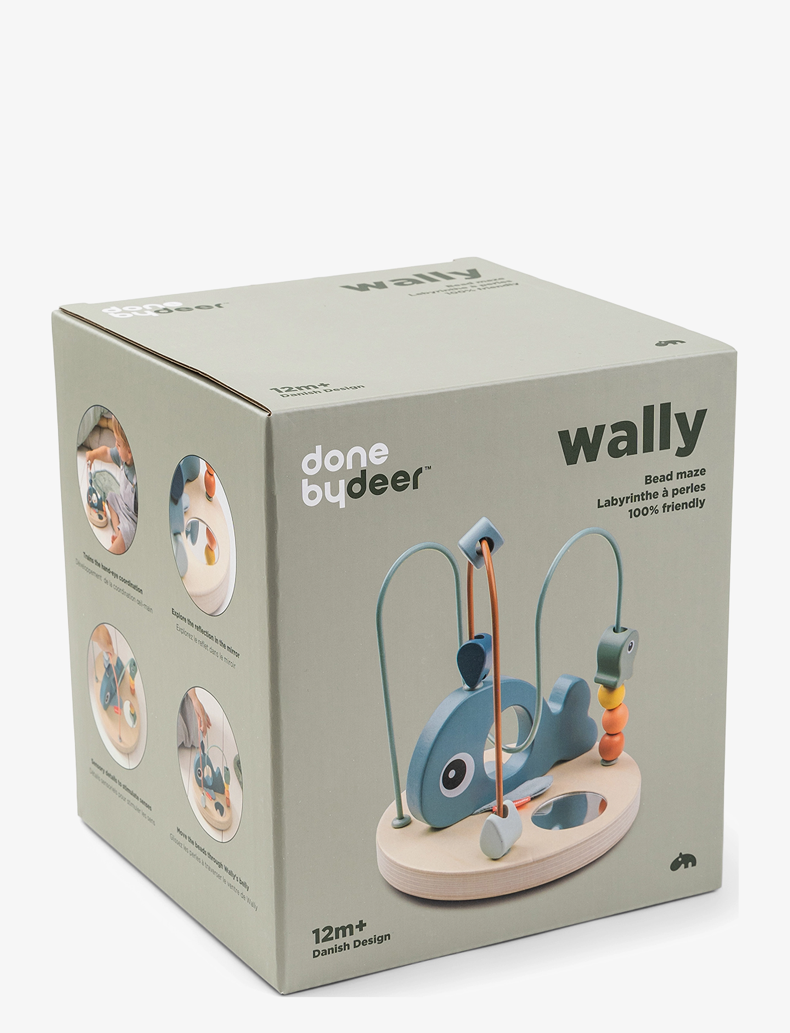 Done by Deer - Bead maze Wally Blue - laveste priser - blue - 3