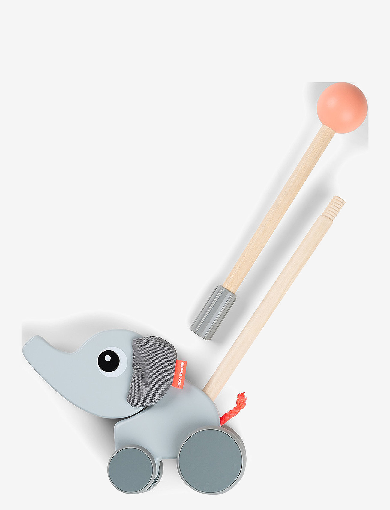 Done by Deer - Skubbedyr Elphee Grå - gåstole - grey - 1