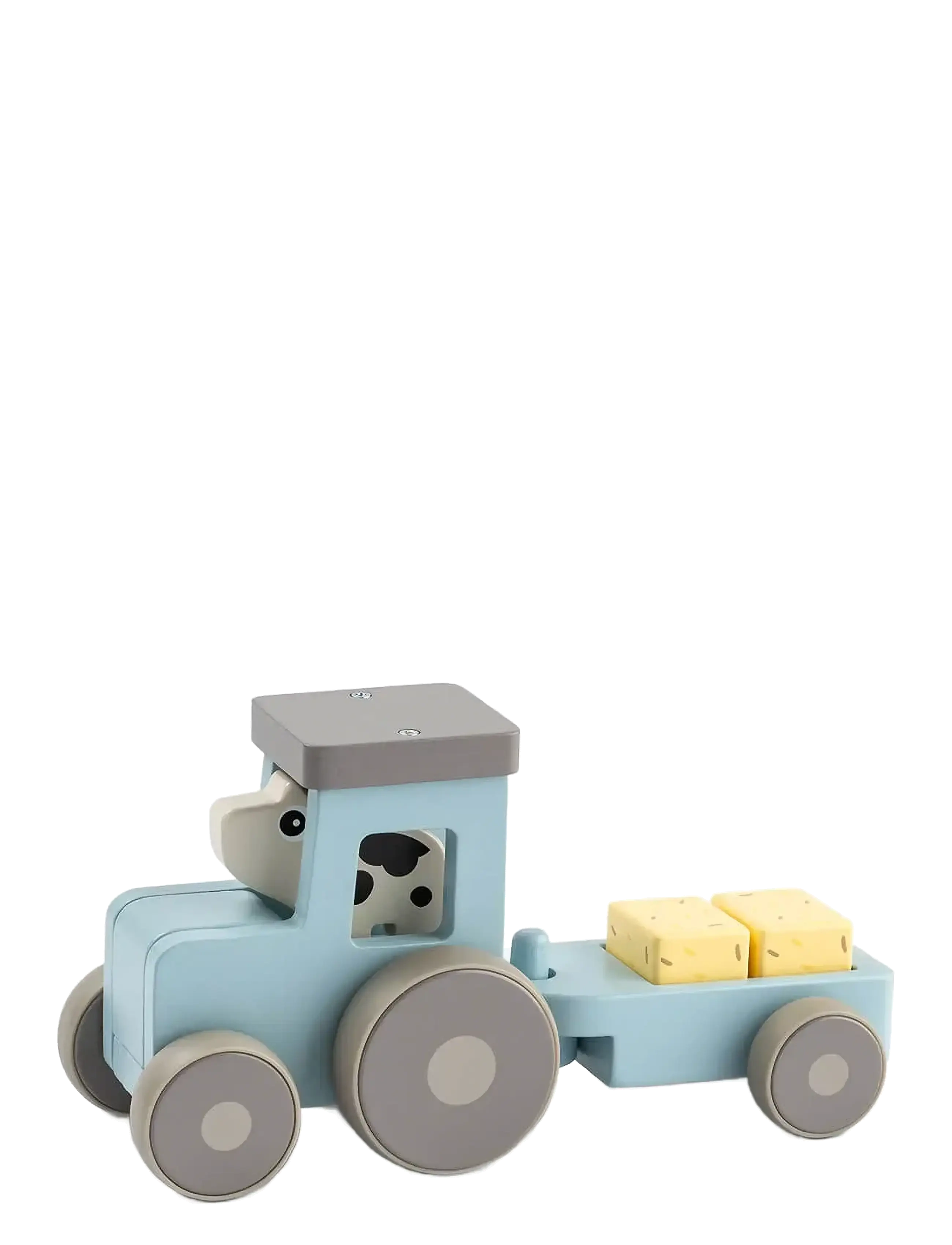 Done by Deer Tiny farm tractor Dotti Blue - Legetøjsbiler & Køretøjer - BLUE / blue