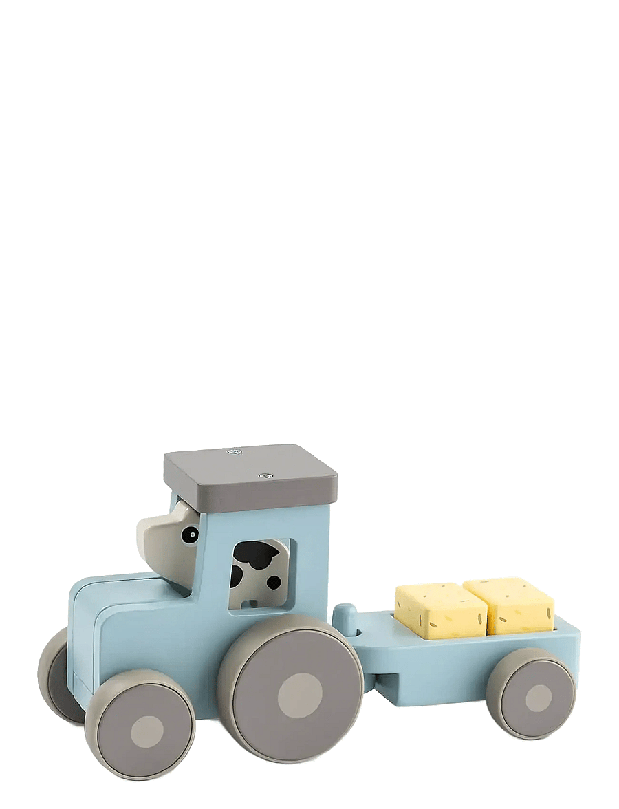 Done by Deer - Tiny farm tractor Dotti Blue - traktoriai - blue - 1