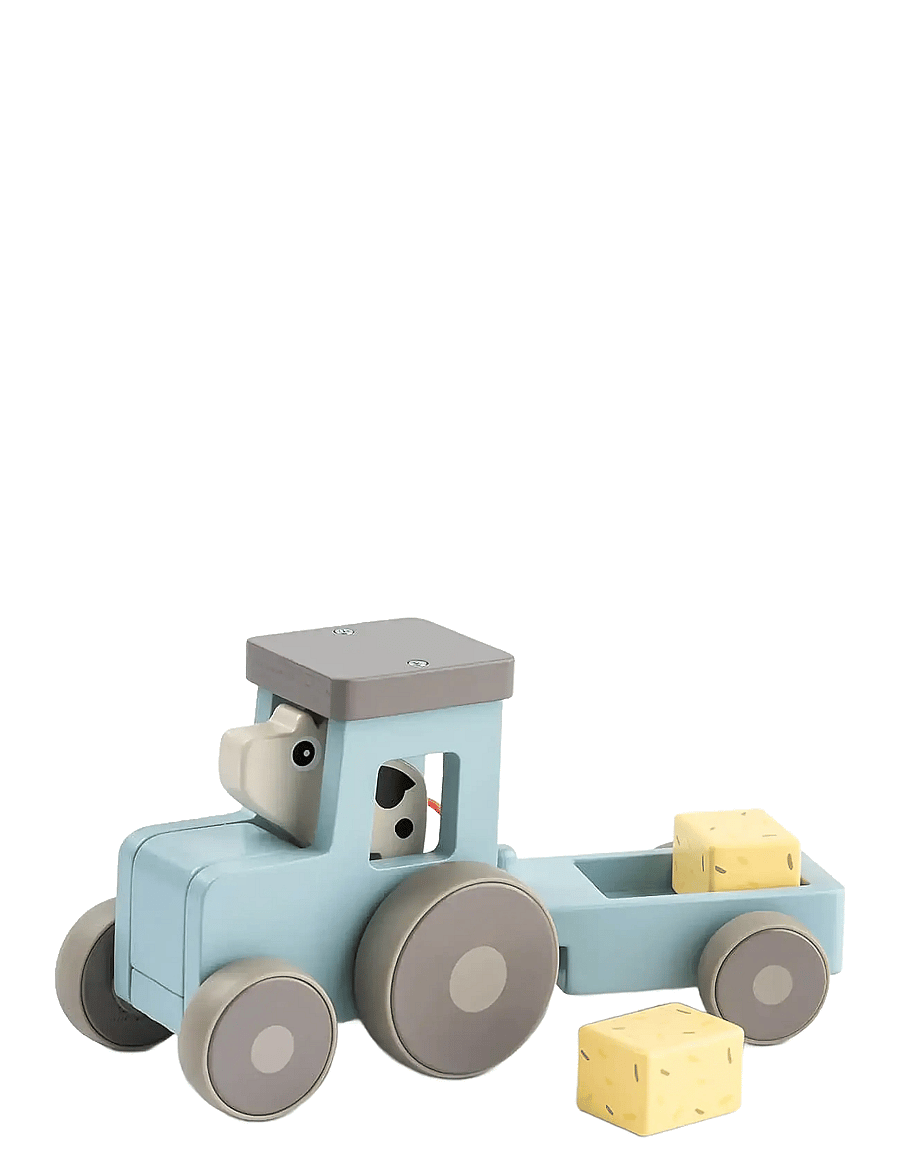Done by Deer - Tiny farm tractor Dotti Blue - traktoriai - blue - 2