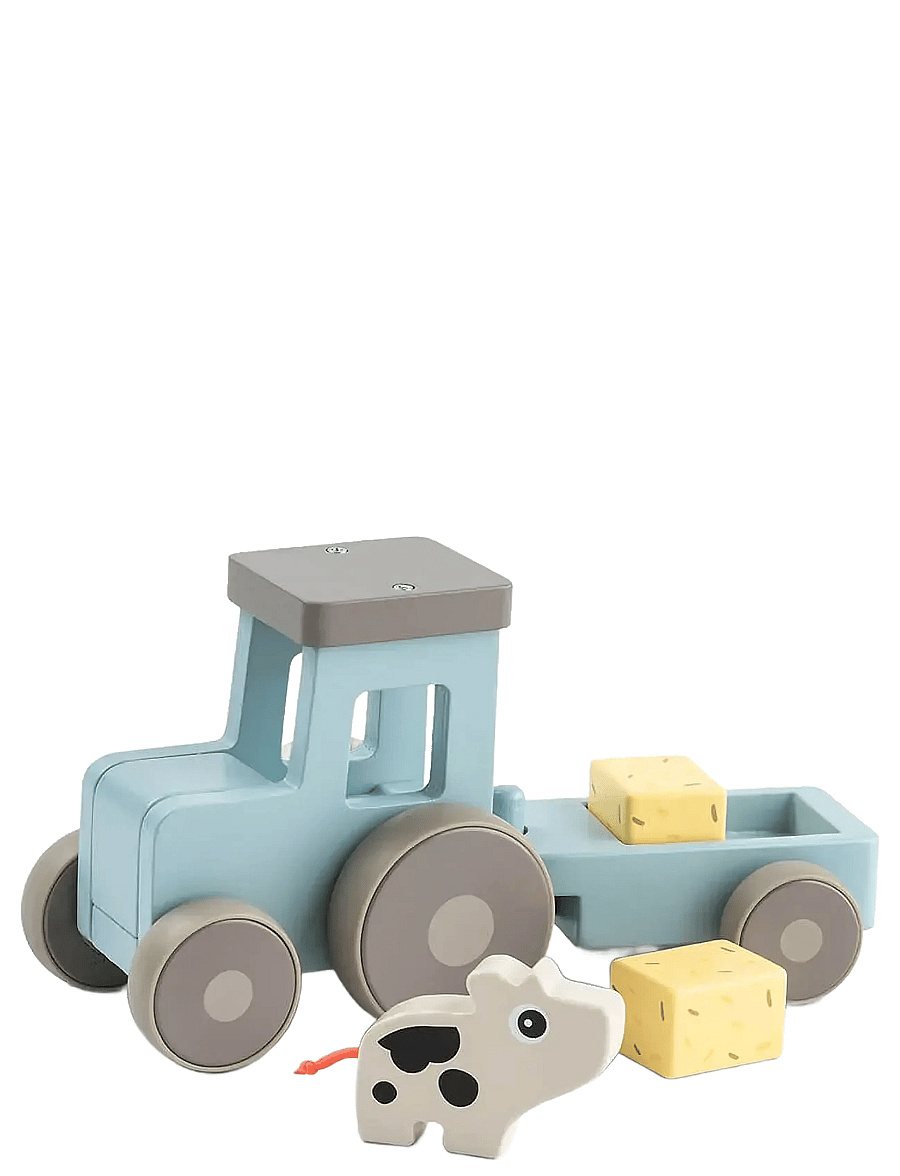 Done by Deer - Tiny farm tractor Dotti Blue - traktoriai - blue - 3