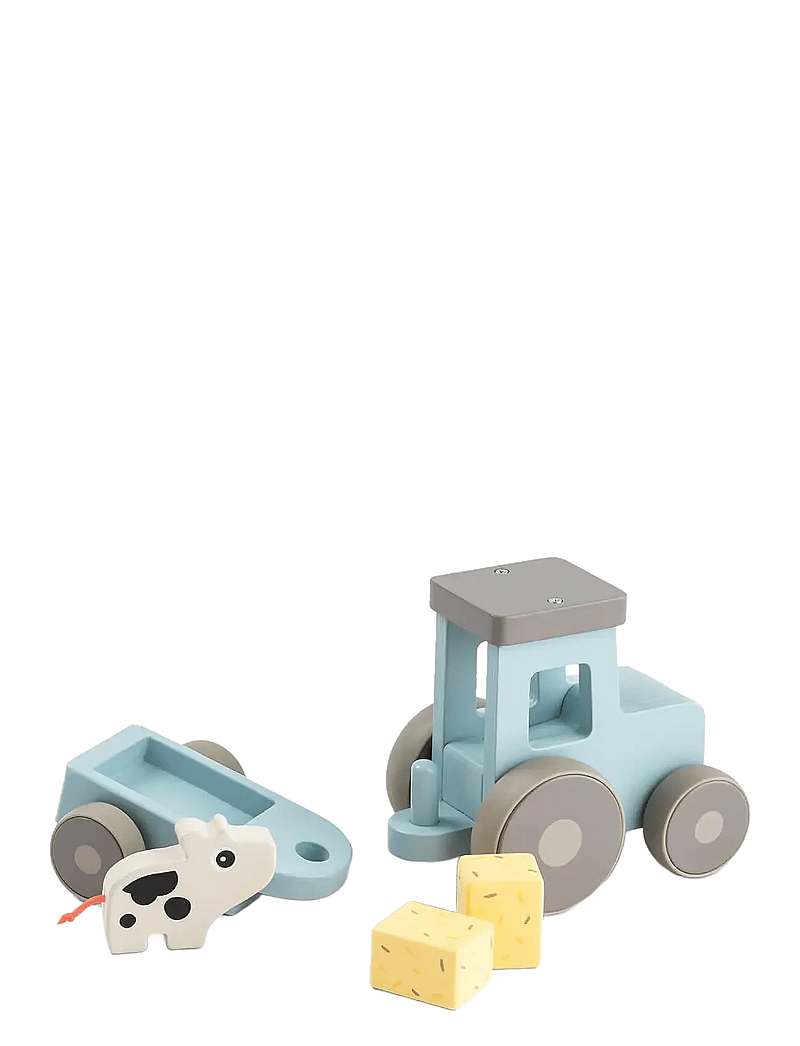 Done by Deer - Tiny farm tractor Dotti Blue - traktorit - blue - 4