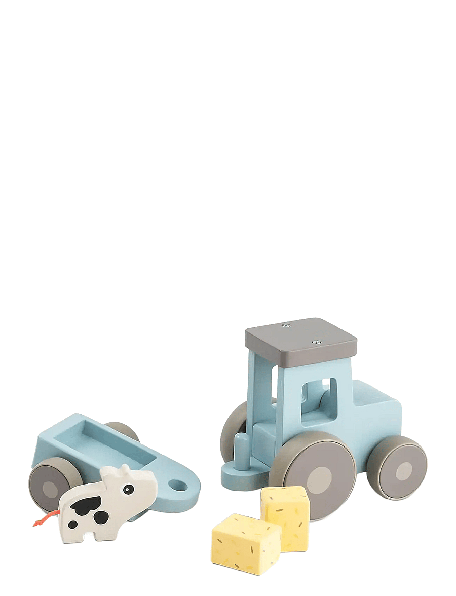 Done by Deer - Tiny farm tractor Dotti Blue - traktoriai - blue - 4