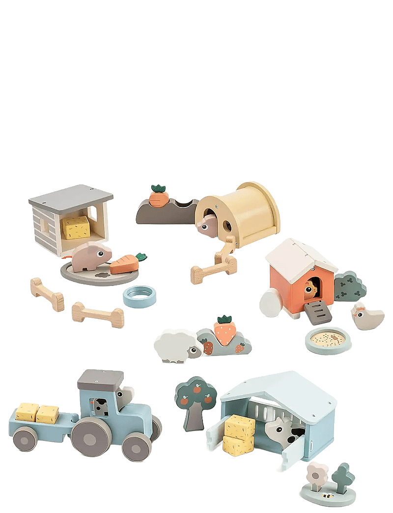 Done by Deer - Tiny farm tractor Dotti Blue - traktorit - blue - 5