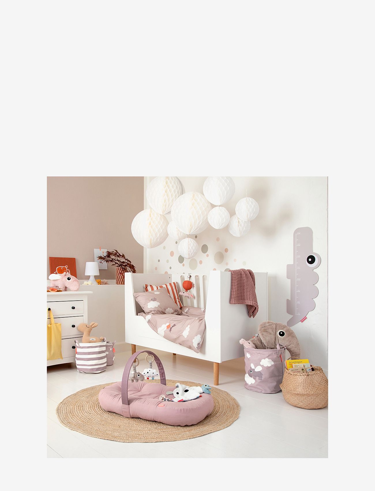 Done by Deer - Height measurer Croco Powder - veggdekor - powder - 2