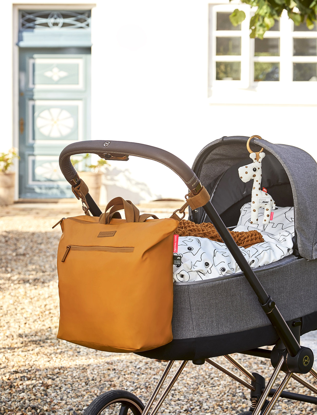 Done by Deer - Changing backpack Mustard - rygsække - mustard - 4