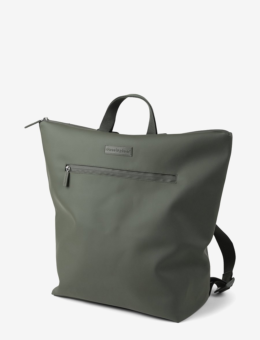 Done by Deer - Changing backpack Green - skötväskor - dark green - 1