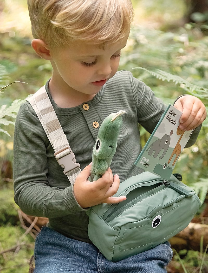 Done by Deer - Quilted cross-over kids bag Croco Powder - bauchtaschen - powder - 4