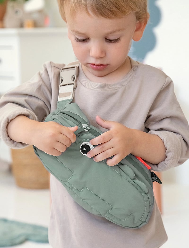 Done by Deer - Quilted cross-over kids bag Croco Powder - bauchtaschen - powder - 5