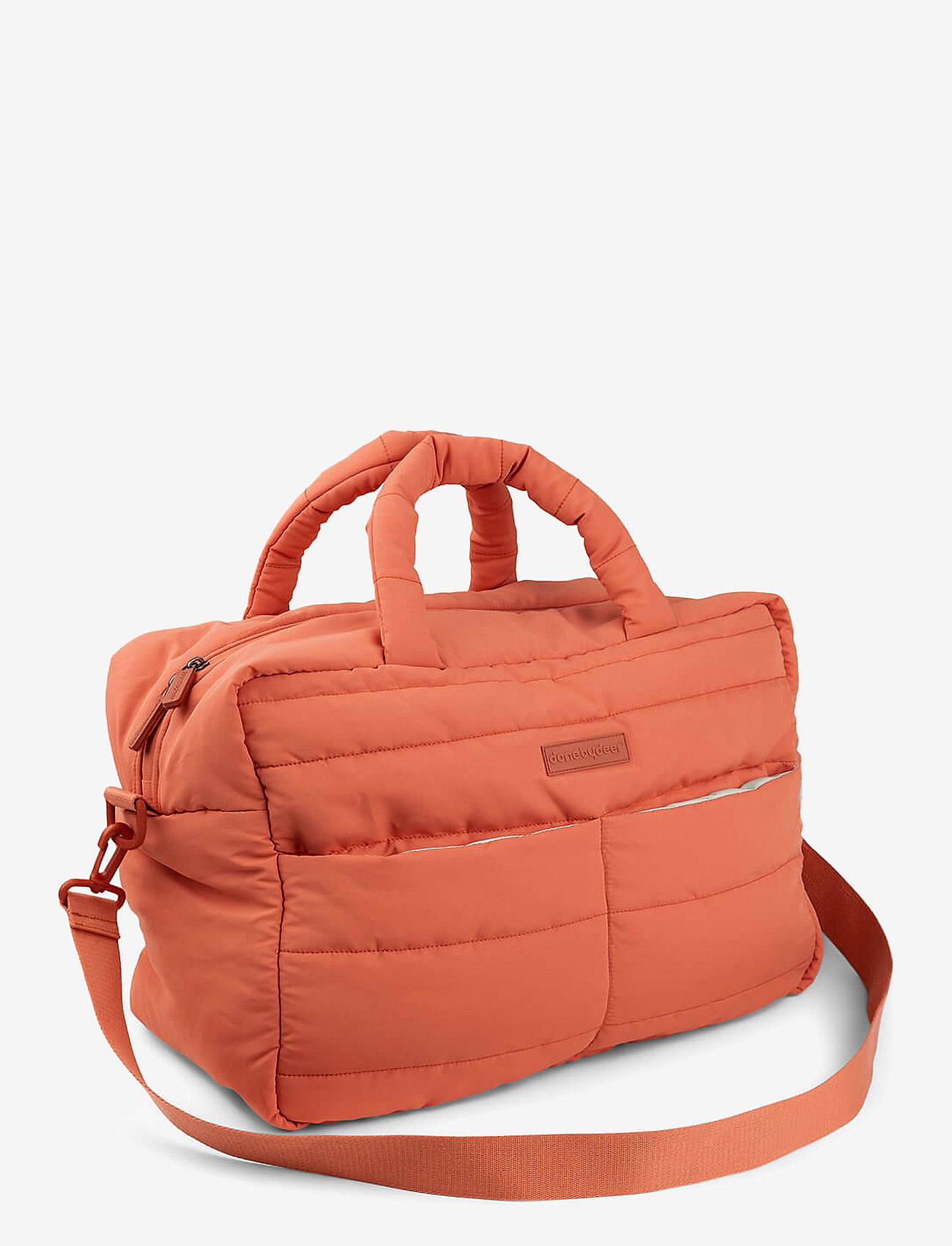 Done by Deer - Quilted changing bag Papaya - papaya - 0