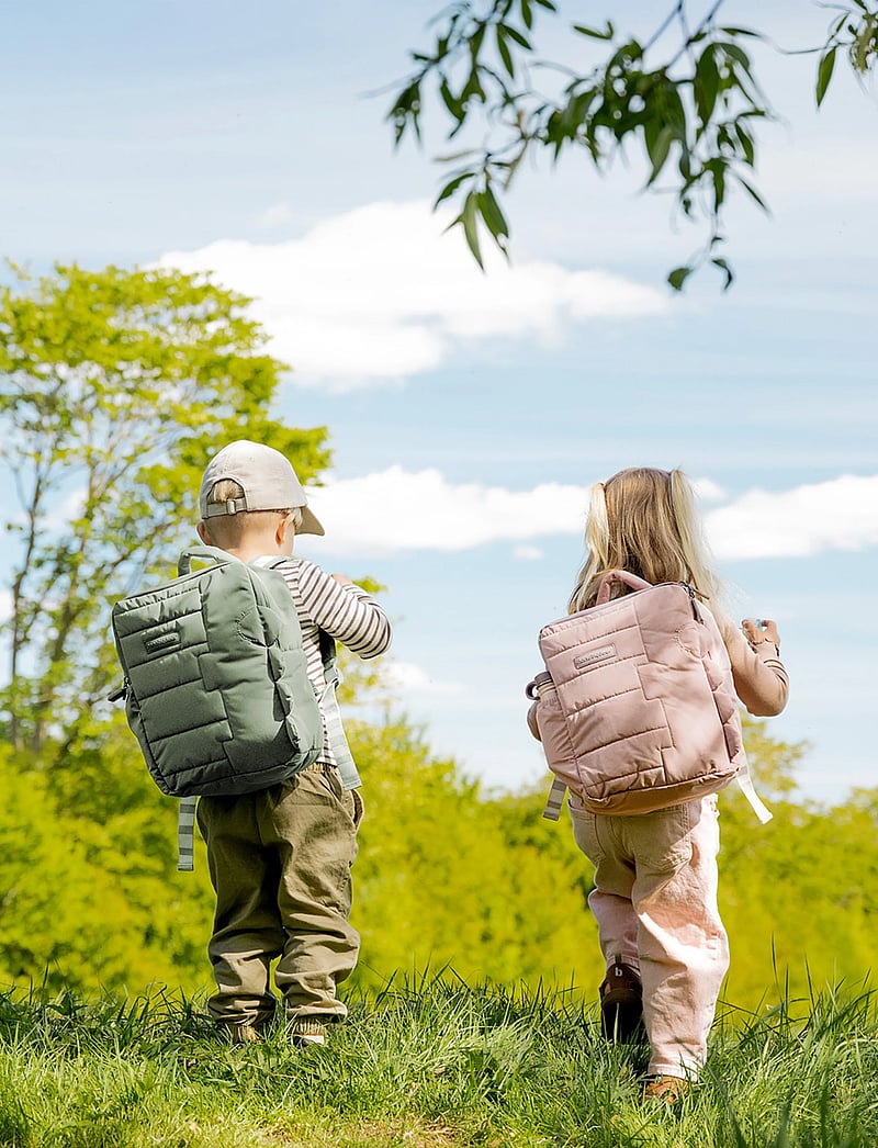 Done by Deer - Kids quilted backpack Croco Powder 9,6 L - rucksäcke - powder - 0