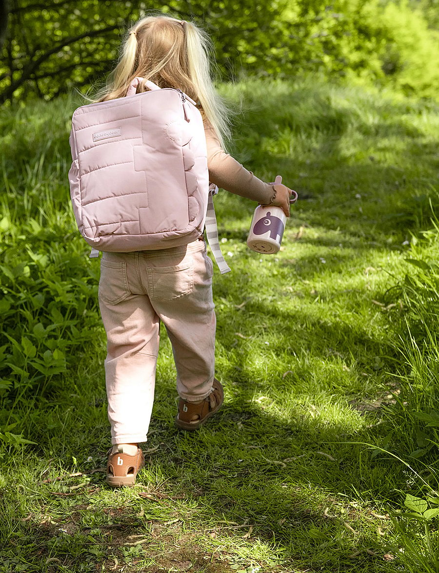 Done by Deer - Kids quilted backpack Croco Powder 9,6 L - backpacks - powder - 4