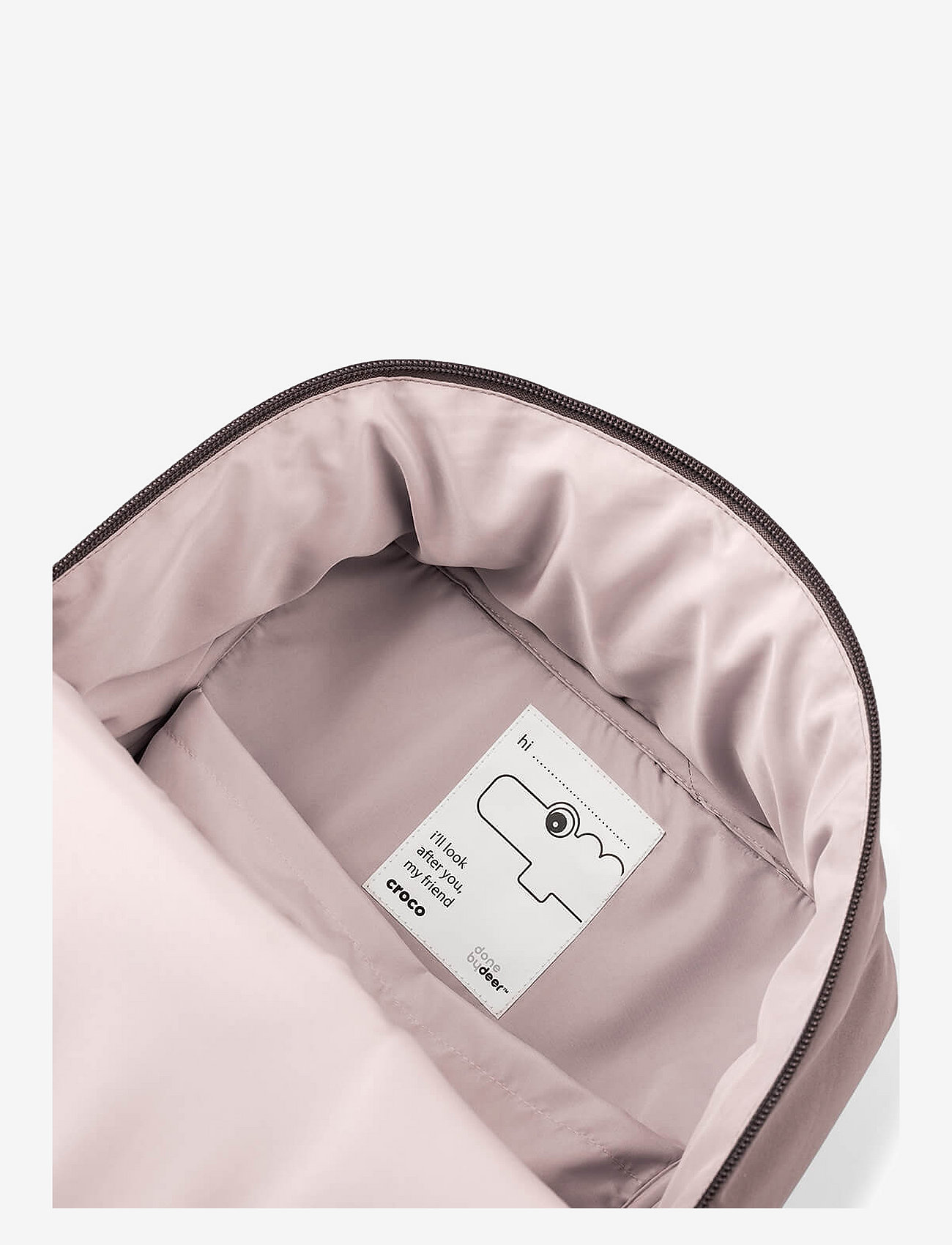 Done by Deer - Kids quilted backpack  Croco Powder 9,6 L - seljakotid - powder - 3