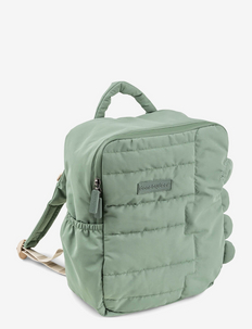 Quilted kids backpack Croco Green, Done by Deer