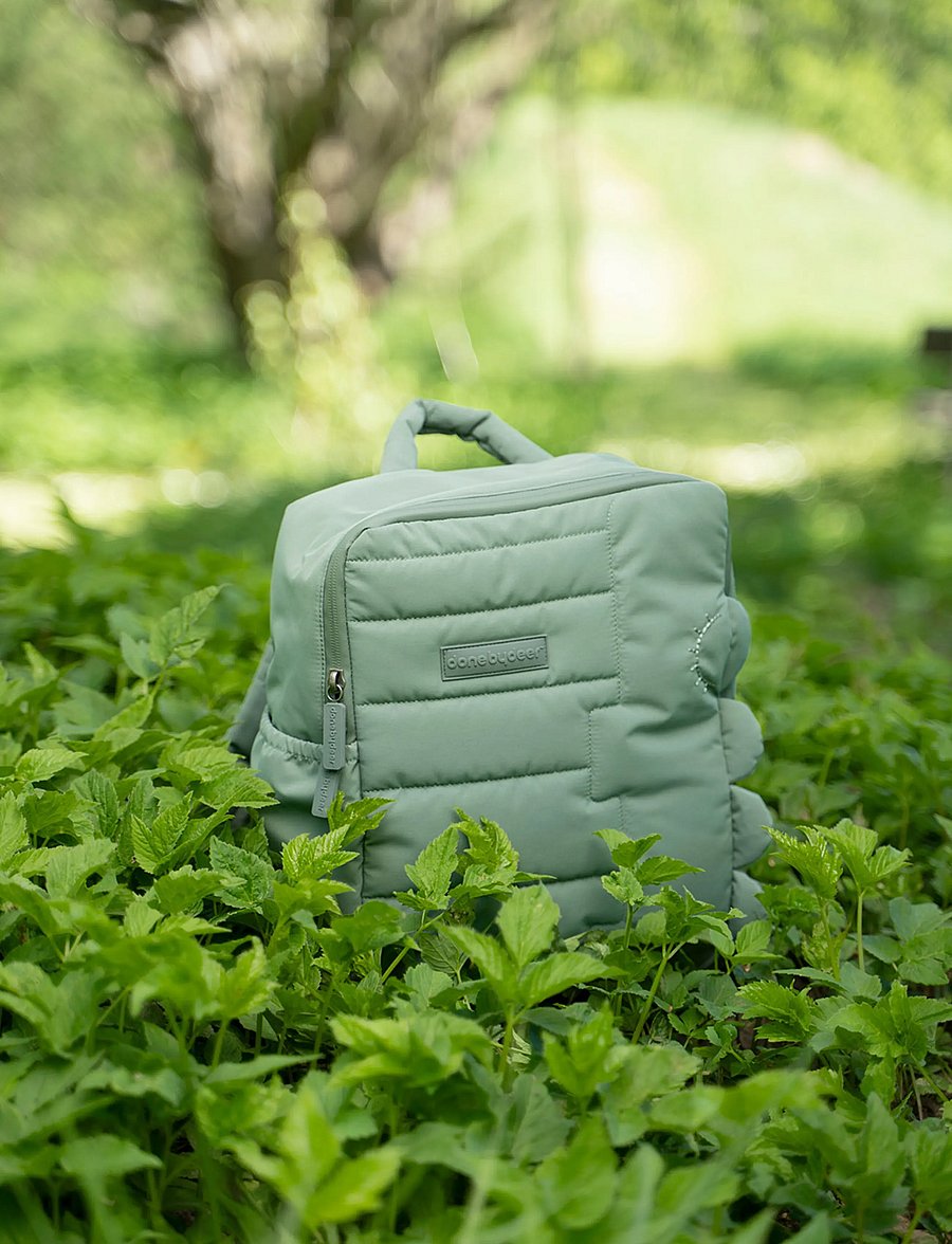 Done by Deer - Kids quilted backpack Croco Green 9,6 L - rucksäcke - green - 5