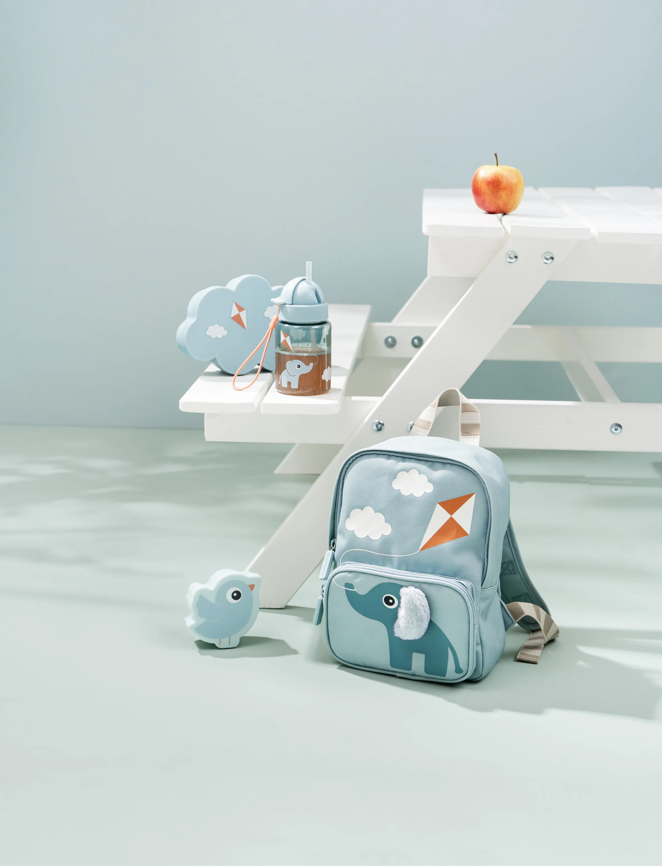Done by Deer Kids Backpack Elphee Blue 4 L, One Size, Blue, Tasker > Rygsække, Børn