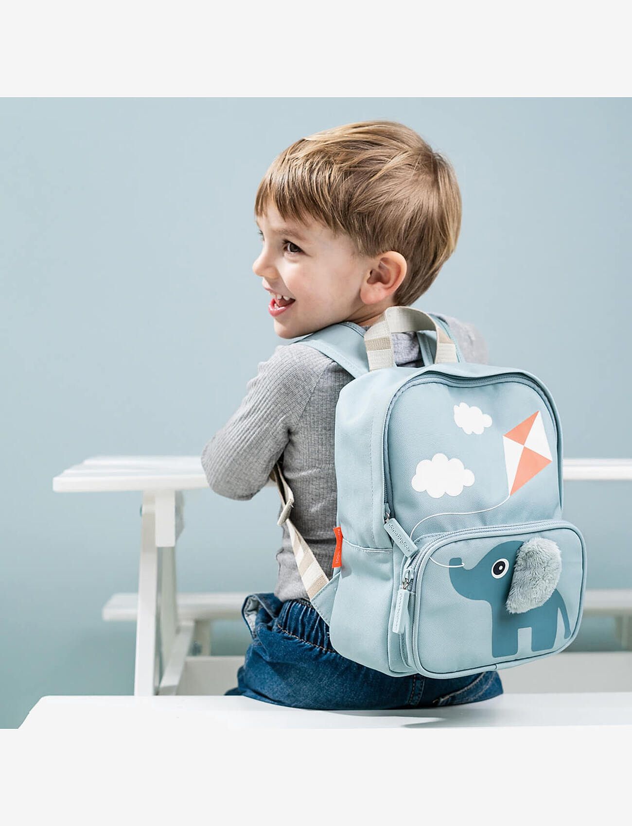 Done by Deer - Kids backpack Elphee Blue 4 L - ryggsäckar - blue - 0